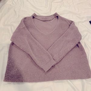 Lavender Cropped Sweater in Medium ✨💜